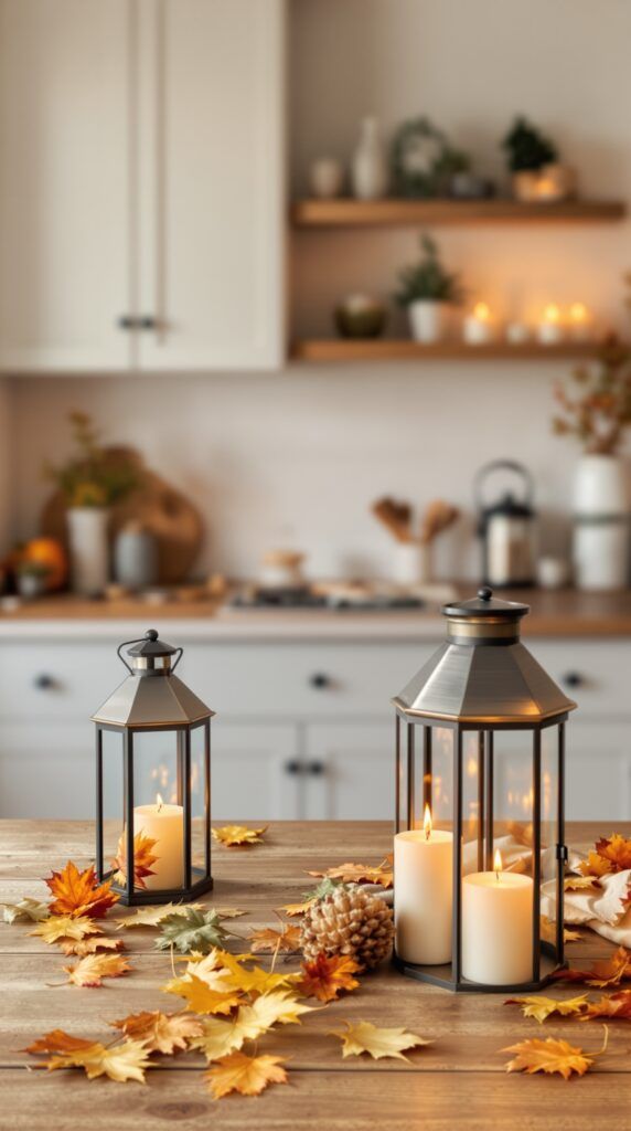 19 autumn scented candles and lanterns the scene is absent of text le 20250904 171231 zx3n