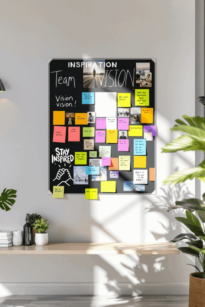 Corporate Office Decor Vision Board