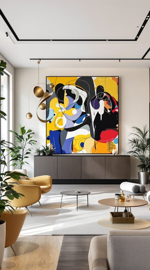 reception area statement piece
