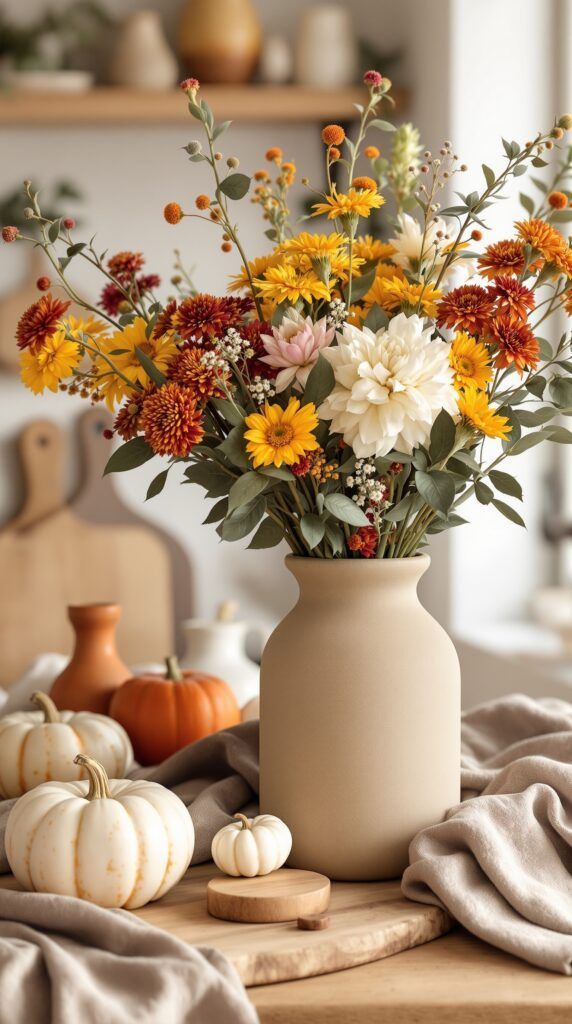 8 fresh fall florals in earthy vases the scene is absent of text le 20250904 171141 zyvl