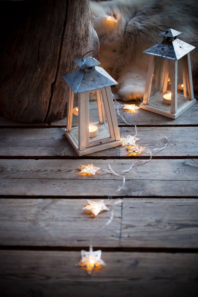 Vintage Lantern Display