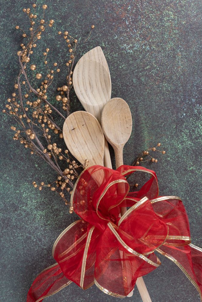 Ribbon-Tied Kitchen Utensils
