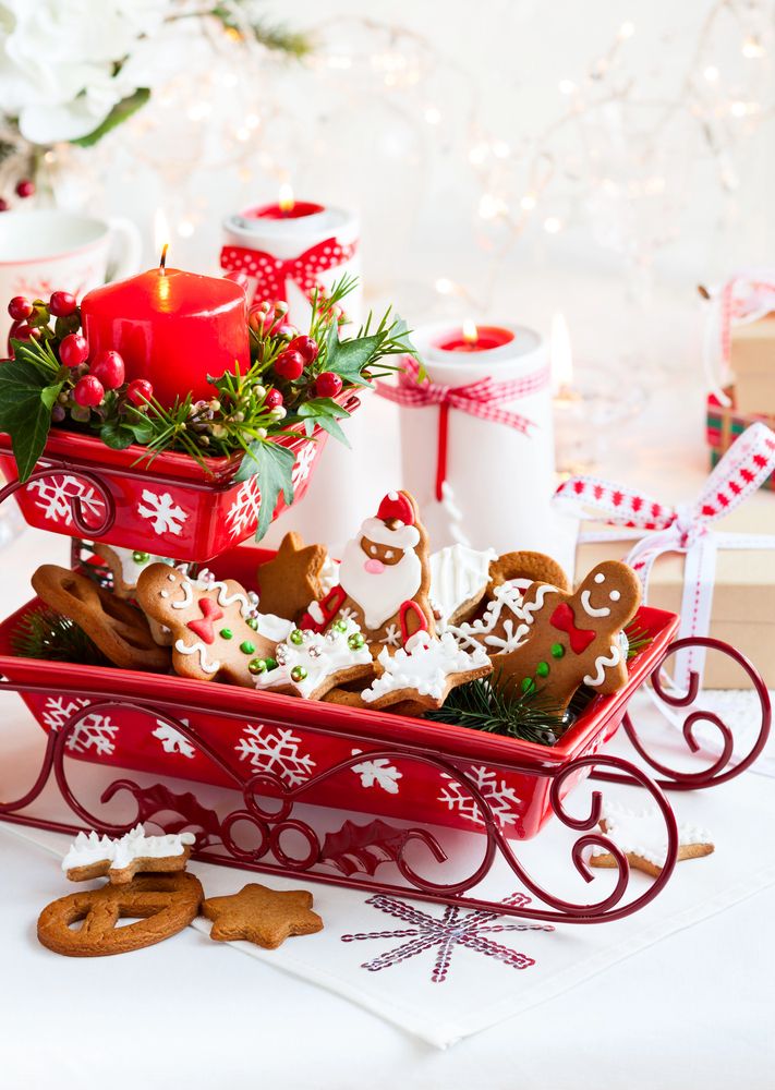 sleigh centerpiece