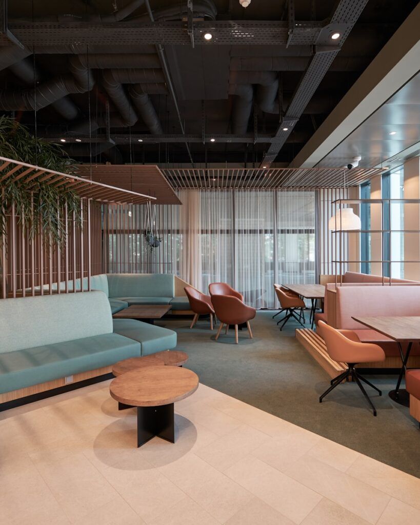 corporate lounge area