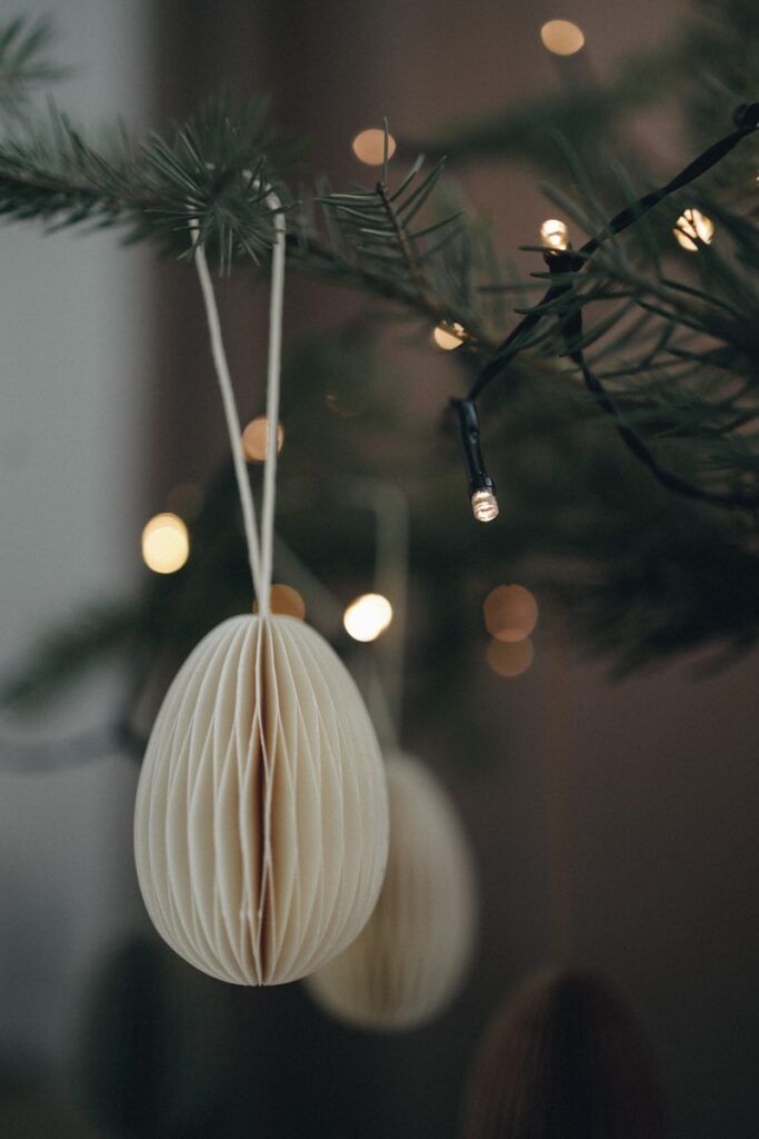 a decorated pine tree