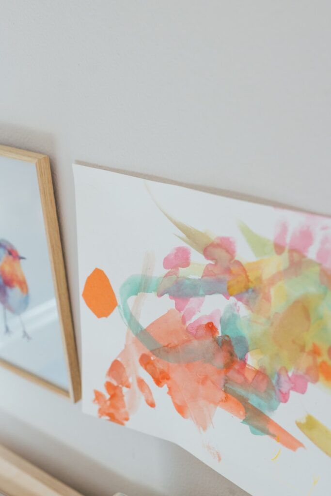 a painting on a wall