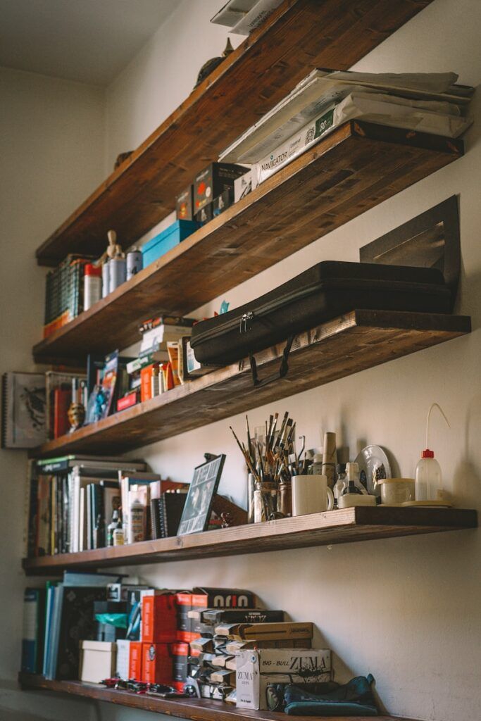 floating shelves