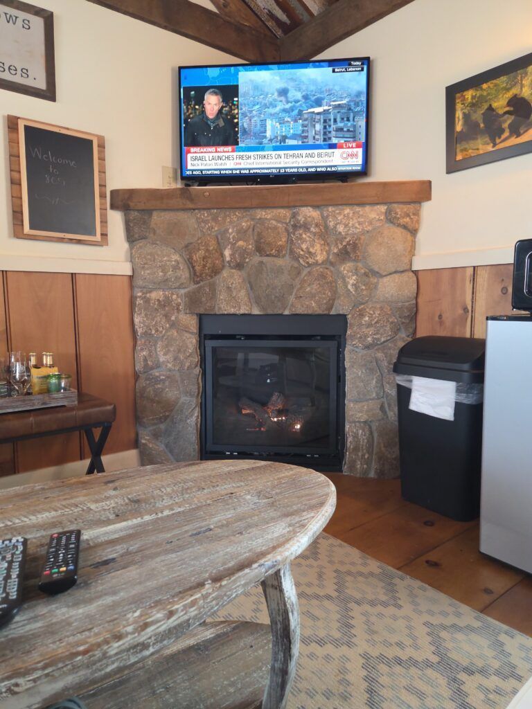 Mountain Cabin Fireplace