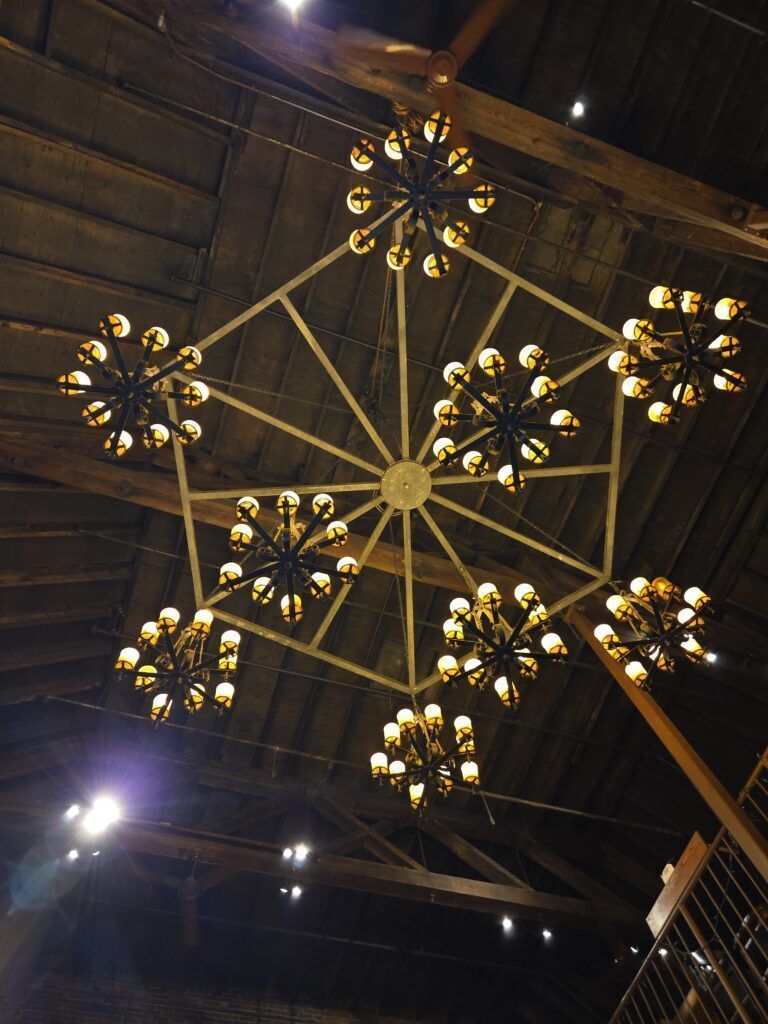 statement rustic chandelier