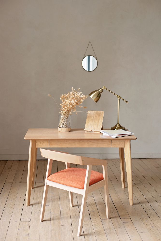 light wood office furniture