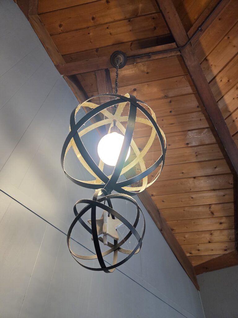Orb chandelier