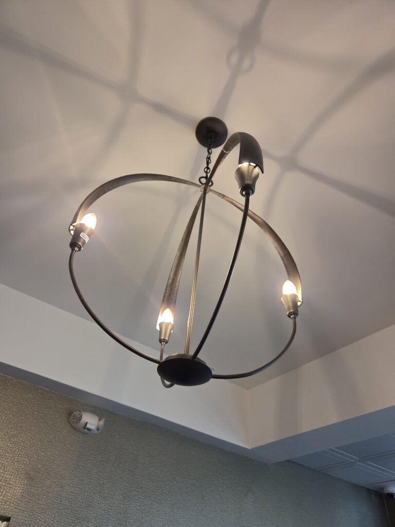 Sculptural Orb Chandelier