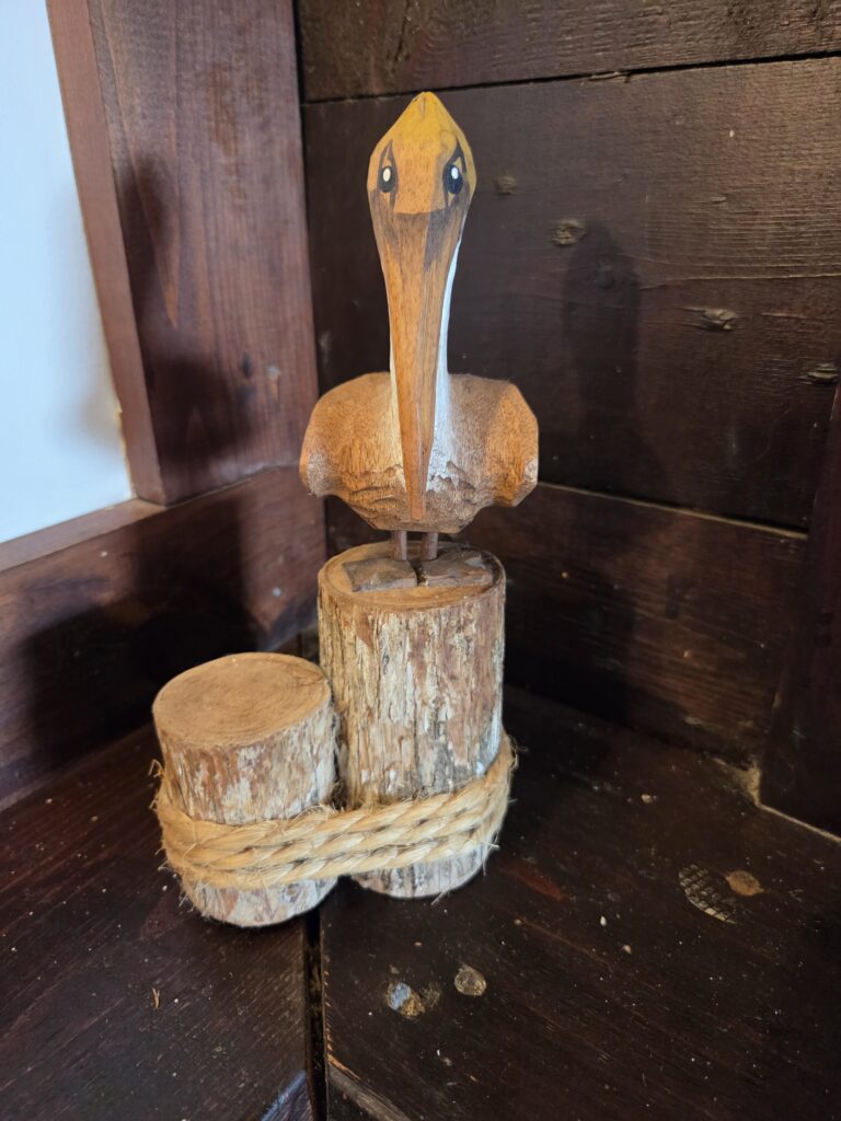 hand-carved shore birds