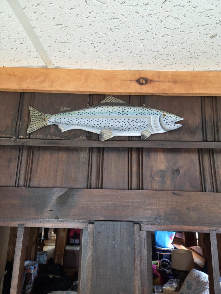 oversized fish wall art