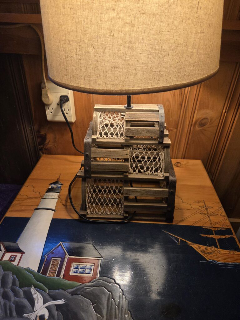 lobster trap lamp