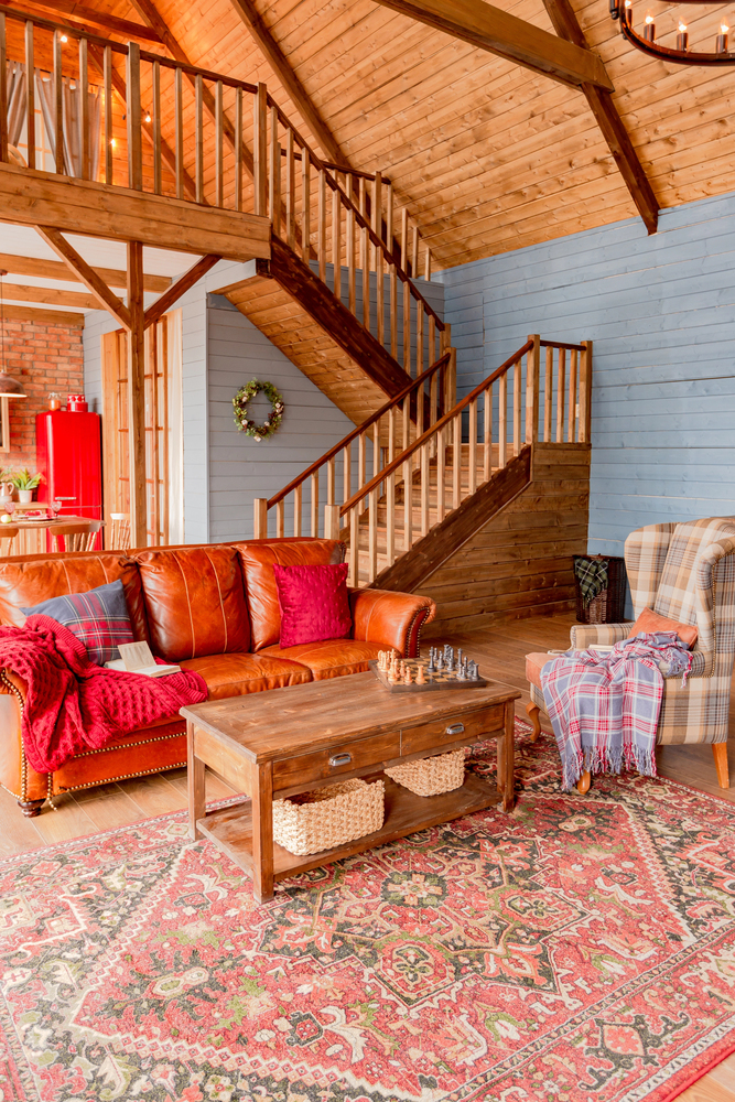 Cabin Rustic Living Room