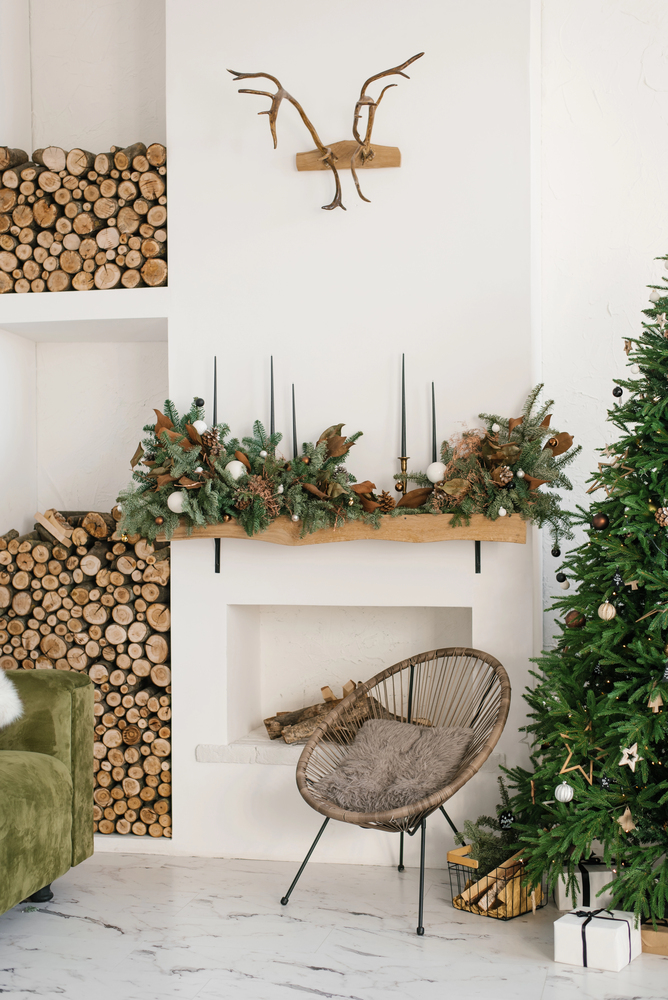 Rustic Fireplace Decor
