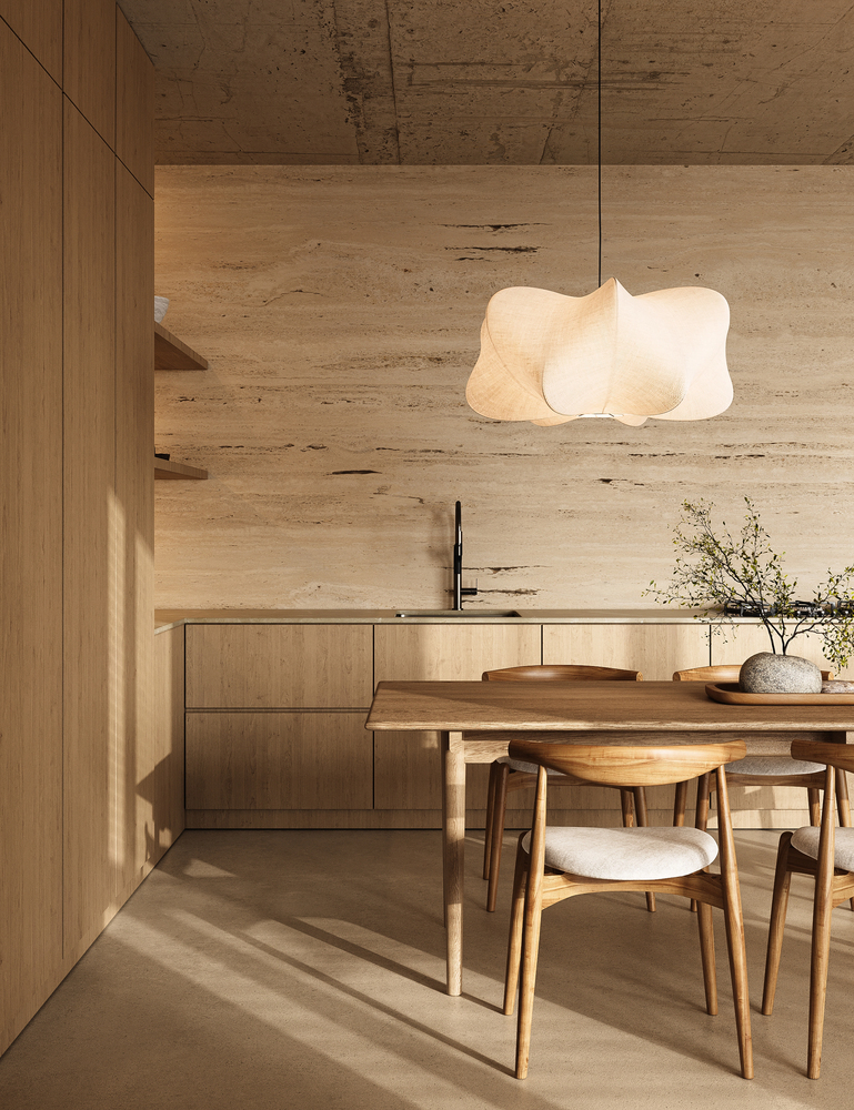 Scandinavian Decor in a Coastal Living Room