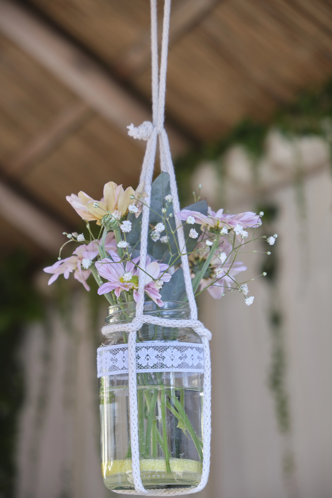 Rustic Home Decor - Mason Jar Display