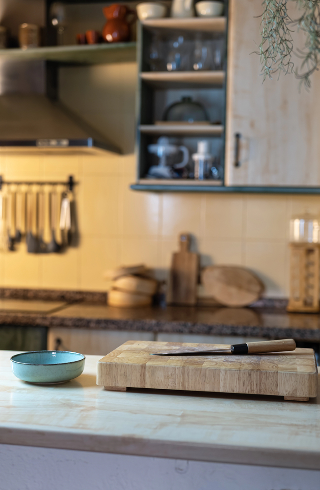 Cozy Rustic Kitchen With Natural Wood Accents